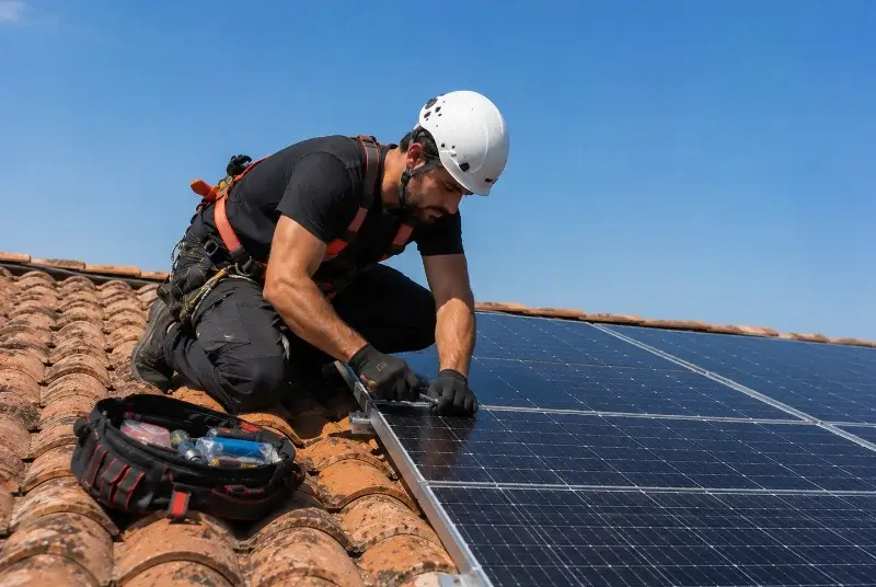 Maintenance et monitoring de panneaux solaires à Anhaux