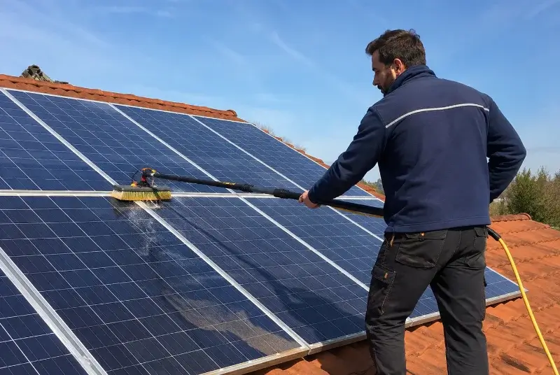 Nettoyage et entretien de panneaux solaires à Anhaux